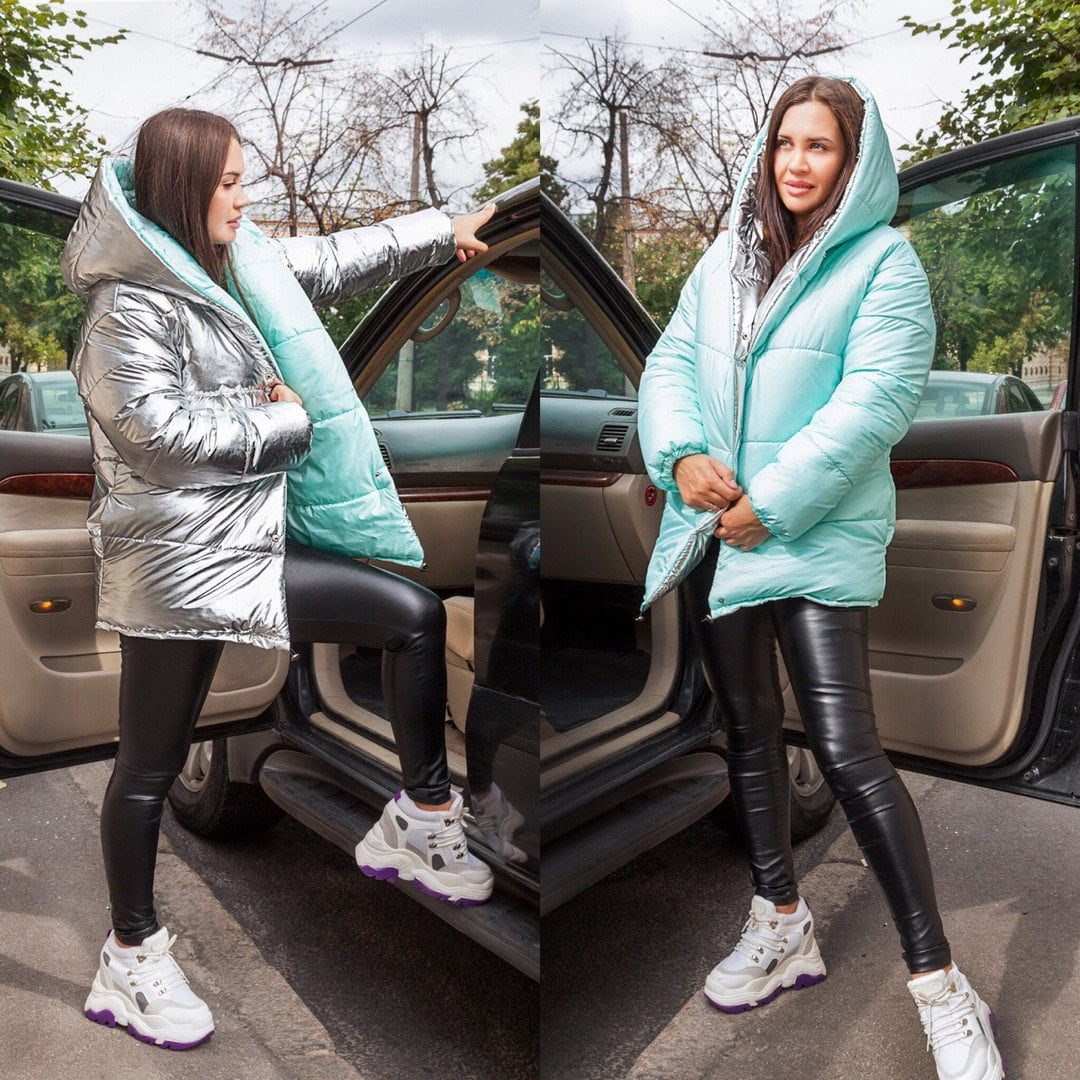 бірюзова куртка